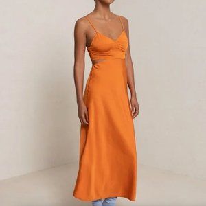 A.L.C. Blakely Midi Dress Size: 2 Color: Rust As seen on Kristin Cavallari